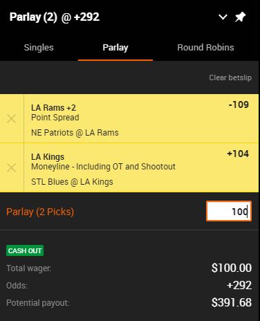 online sports parlay betting